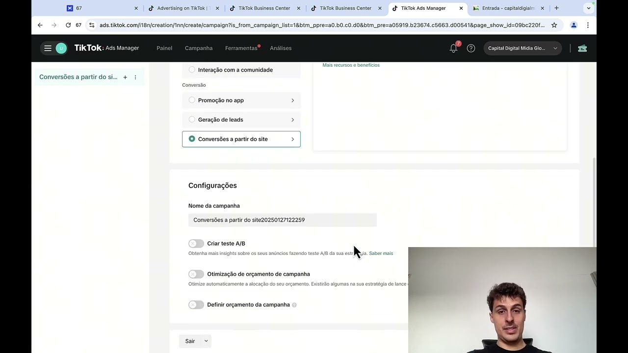 Campanha para WhatsApp no TikTok Ads (2025)