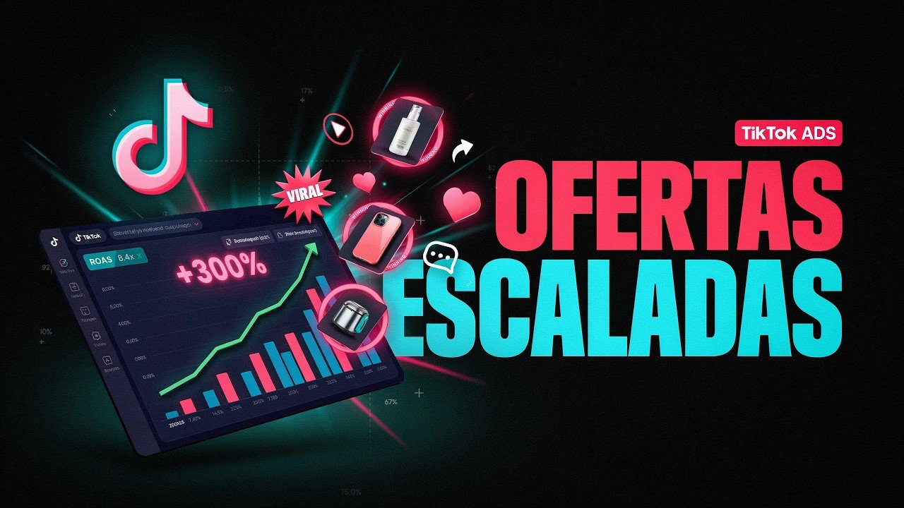 Como Encontrar Ofertas Escaladas no TikTok Ads