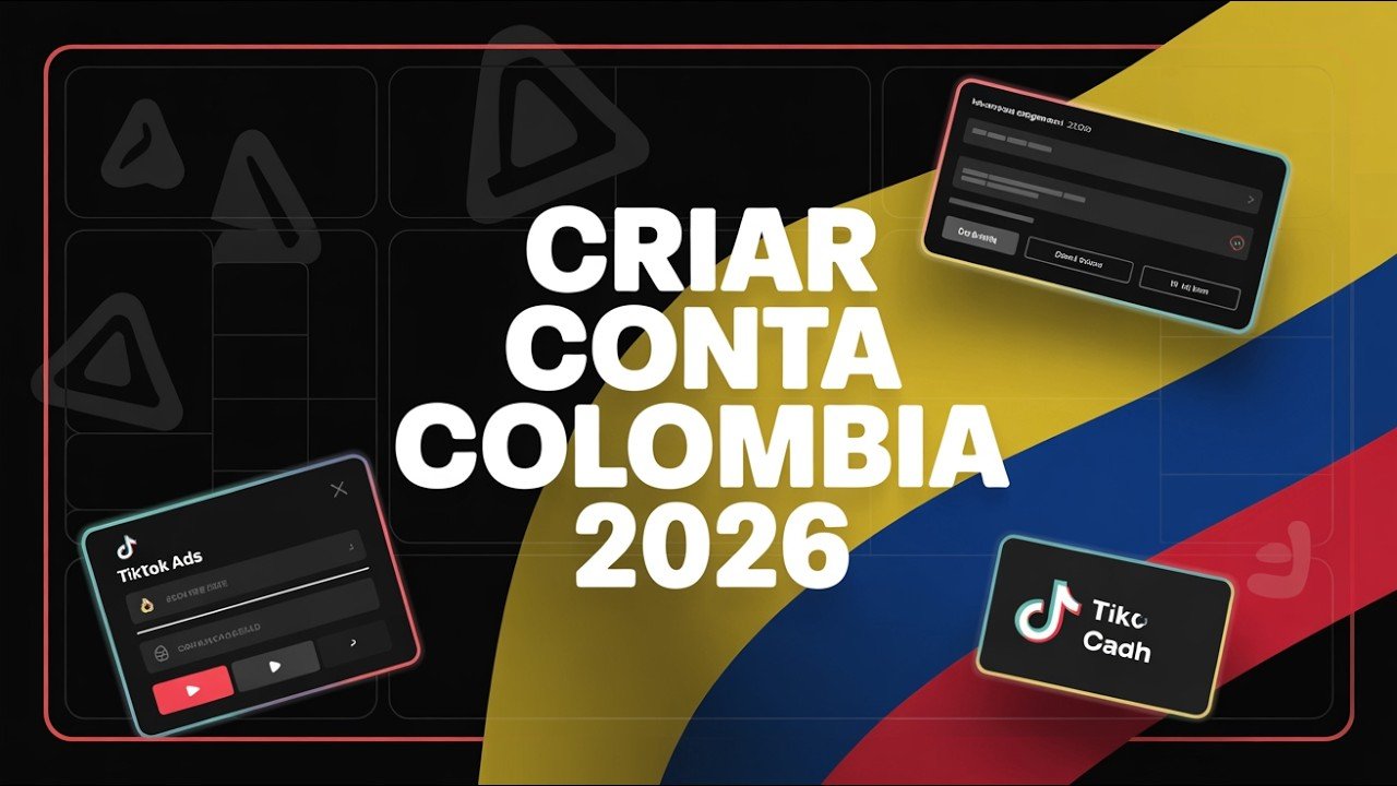 Como Criar Conta na Colômbia no TikTok Ads (2026)