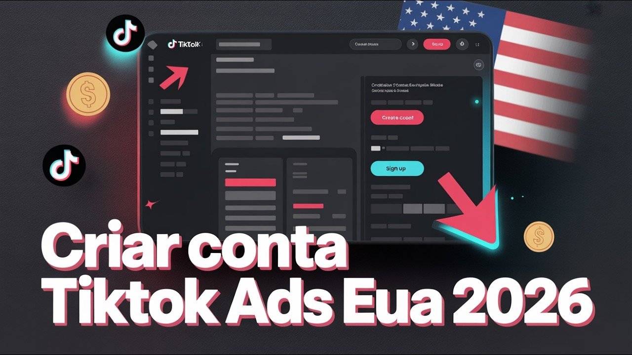 Como Criar Conta no TikTok Ads nos EUA (2026)